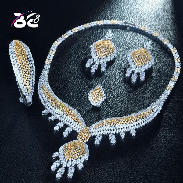 earrings & necklace be 8 fashion nigerian jewelry set geometric design for women pendant 2 tones brand wedding accessories s253, Silver
earrings & necklace be 8 fashion nigerian jewelry set geometric design for women pendant 2 tones brand wedding accessories s253, Silver