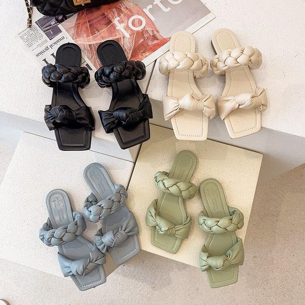 slippers summer mules solid leather wave women shoes woman casual thick low heels ladies slides plus size, Black
slippers summer mules solid leather wave women shoes woman casual thick low heels ladies slides plus size, Black