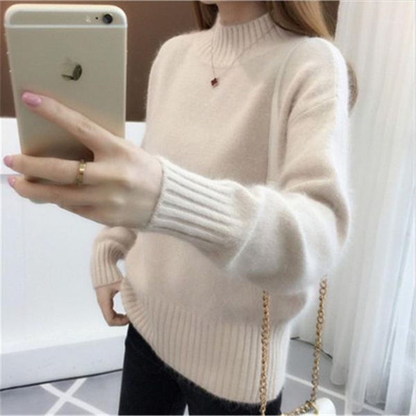 women's sweaters 2021 autumn winter elegant ladies turtleneck pull femme women pullovers sweater female knitted jumper 8 colors, White;black
women's sweaters 2021 autumn winter elegant ladies turtleneck pull femme women pullovers sweater female knitted jumper 8 colors, White;black