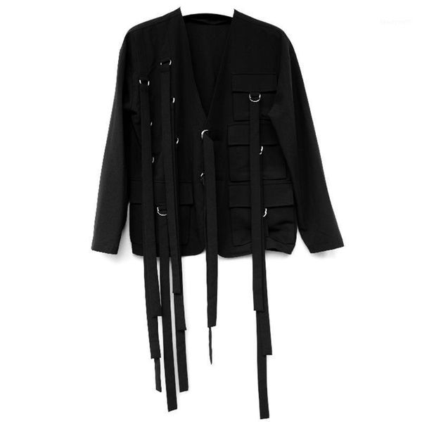 men's trench coats s-6xl 2021 spring fashion personalized large size customizatio hanging bandwidth loose coat, Tan;black
men's trench coats s-6xl 2021 spring fashion personalized large size customizatio hanging bandwidth loose coat, Tan;black