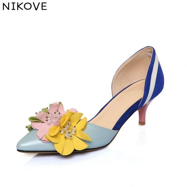 dress shoes nikove 2021 flower summer women pumps leather+pu spring thin high heel pointed toe solid casual fashion size 34-40, Black
dress shoes nikove 2021 flower summer women pumps leather+pu spring thin high heel pointed toe solid casual fashion size 34-40, Black