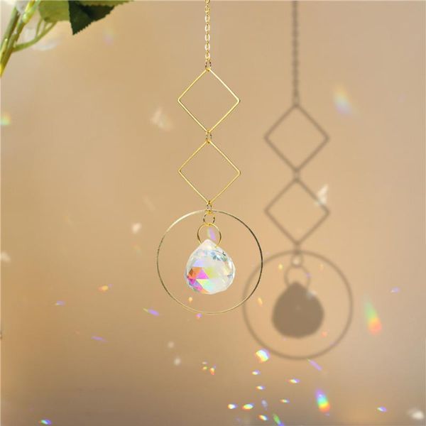 garden decorations crystal suncatcher iron ring prisms hanging rainbow chaser lighting accessories for window curtains pendant home car lamp
garden decorations crystal suncatcher iron ring prisms hanging rainbow chaser lighting accessories for window curtains pendant home car lamp