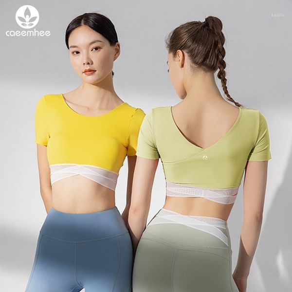 yoga outfit caeemhee women fitness wear gym sports short sleeve cropped running workout sport t-shirts mesh
yoga outfit caeemhee women fitness wear gym sports short sleeve cropped running workout sport t-shirts mesh
