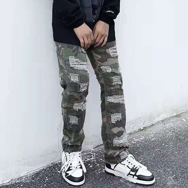 men's pants jeans with high street camouflage a hole, torn, pockets washed, straight, casual, big brim pants, baggy hips. zgne, Black
men's pants jeans with high street camouflage a hole, torn, pockets washed, straight, casual, big brim pants, baggy hips. zgne, Black