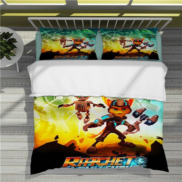 popular animation series ratchet clank 3d printing colorful bedding sets duvet cover-800
popular animation series ratchet clank 3d printing colorful bedding sets duvet cover-800