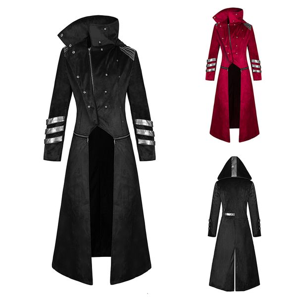 Men's Trench Coats Cosplay Costume Party Vintage Royal Style Retro Gothic Steampunk Long Gentlemen Suit Jackets casaco 8O52, Tan;black
Men's Trench Coats Cosplay Costume Party Vintage Royal Style Retro Gothic Steampunk Long Gentlemen Suit Jackets casaco 8O52, Tan;black