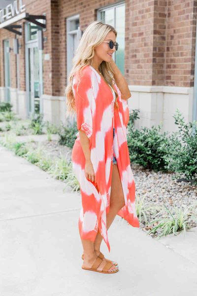 women's swimwear boho chiffon beach cover up tie dye striped slim bikini outing holiday vintage oversized long cardigan ke4b, White;black
women's swimwear boho chiffon beach cover up tie dye striped slim bikini outing holiday vintage oversized long cardigan ke4b, White;black