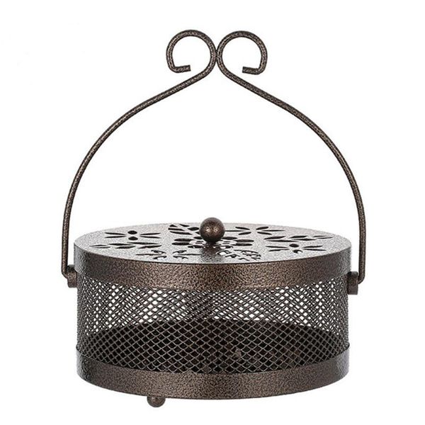 hooks & rails mosquito coil holder with cover vintage retro iron repellent incenses rack household burner
hooks & rails mosquito coil holder with cover vintage retro iron repellent incenses rack household burner