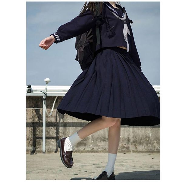 clothing sets girls school uniform solid color jk suit pleated skirt japanese outfits short/middle/long long/short sleeve, White
clothing sets girls school uniform solid color jk suit pleated skirt japanese outfits short/middle/long long/short sleeve, White