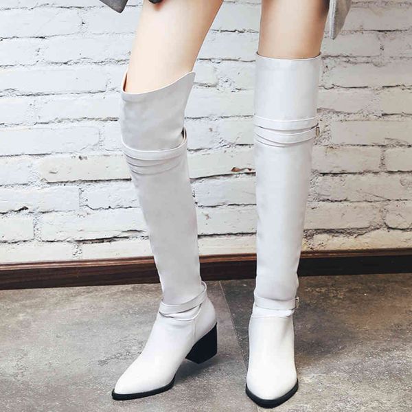 fashion big size 32-48 over the knee female square heels shoes women long boots woman, Black
fashion big size 32-48 over the knee female square heels shoes women long boots woman, Black