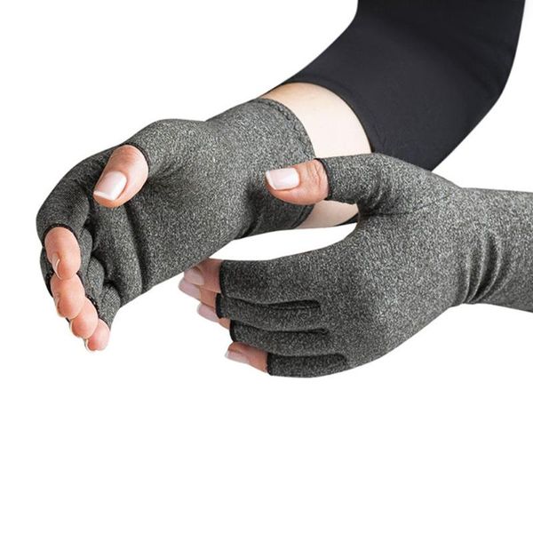 cycling gloves 1pair elastic training joint pain hand arthritis compression half-finger durable therapy wrist support relief, Black
cycling gloves 1pair elastic training joint pain hand arthritis compression half-finger durable therapy wrist support relief, Black