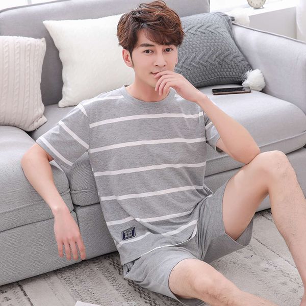 katoon random summer short mouw pyjamas sets for men night clothes male homewear lounge wear pak home clothing, Black;brown
katoon random summer short mouw pyjamas sets for men night clothes male homewear lounge wear pak home clothing, Black;brown