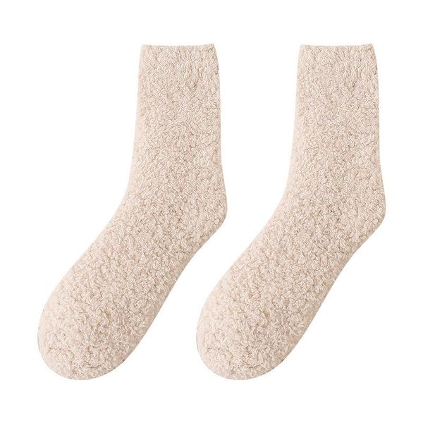 men's socks 1 pair winter plush thick women's wool solid color tube warm sleep floor coral fleece, Black
men's socks 1 pair winter plush thick women's wool solid color tube warm sleep floor coral fleece, Black