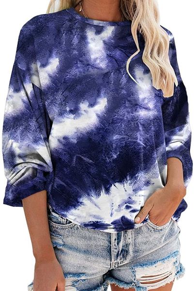 trendy iadies' sweaters tie dyed women's long sleeve round neck sweaterhoodies, Black
trendy iadies' sweaters tie dyed women's long sleeve round neck sweaterhoodies, Black