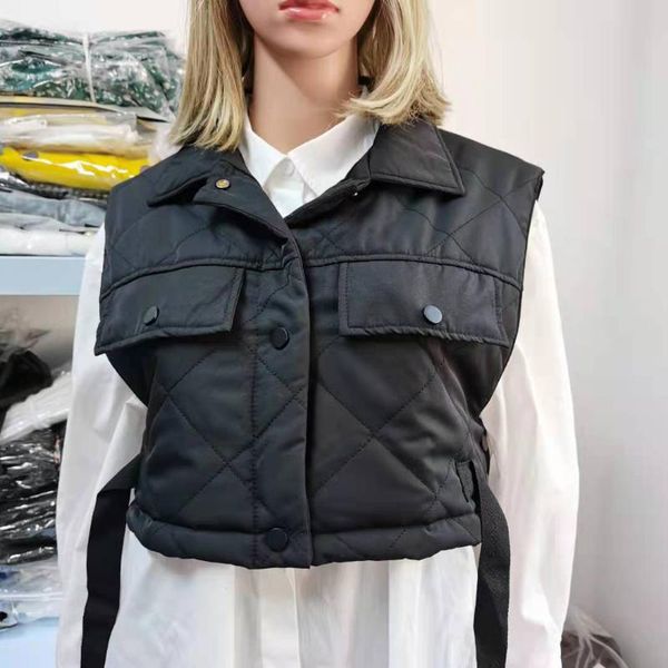 women's vests design waistcoat streetwear fashion large pocket womens vest black lapel sleeveless jacket, Black;white
women's vests design waistcoat streetwear fashion large pocket womens vest black lapel sleeveless jacket, Black;white