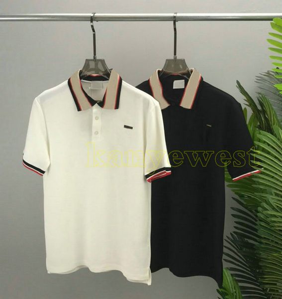 2022 europe designer polo shirts stripe printing t shirt womens polos designers t-shirt fashion shirts luxury leisure style, White;black
2022 europe designer polo shirts stripe printing t shirt womens polos designers t-shirt fashion shirts luxury leisure style, White;black