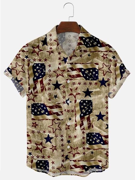 men's dress shirts 2021 summer short sleeve shirt large us flag digital print, White;black
men's dress shirts 2021 summer short sleeve shirt large us flag digital print, White;black
