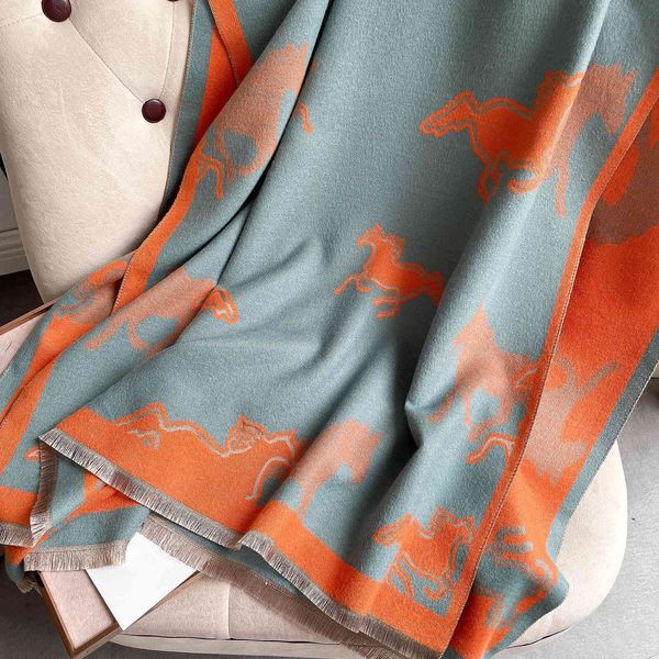 female imitation cashmere shawl warm thickened long scarf animal pattern decorative bib, Blue;gray
female imitation cashmere shawl warm thickened long scarf animal pattern decorative bib, Blue;gray