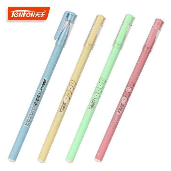gel pens 12 pcs /box korean cartoon creative neutral ink pen 0.5mm carbon signature for school & office escolar material
gel pens 12 pcs /box korean cartoon creative neutral ink pen 0.5mm carbon signature for school & office escolar material