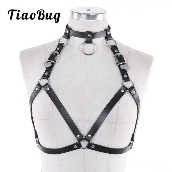 bras sets tiaobug women faux leather adjustable body chest harness costume ladies punk gothic caged bra waist bondage belt strap, Red;black
bras sets tiaobug women faux leather adjustable body chest harness costume ladies punk gothic caged bra waist bondage belt strap, Red;black