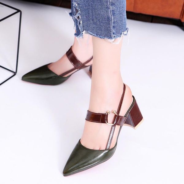 sandals high heel sandal for women large size high-heeled big buckle strap slides pu fabric rubber hoof, Black
sandals high heel sandal for women large size high-heeled big buckle strap slides pu fabric rubber hoof, Black