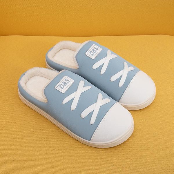 winter women non-slip floor home slippers indoor house plush soft warm cotton shoes slides for bedroom blue, Black
winter women non-slip floor home slippers indoor house plush soft warm cotton shoes slides for bedroom blue, Black