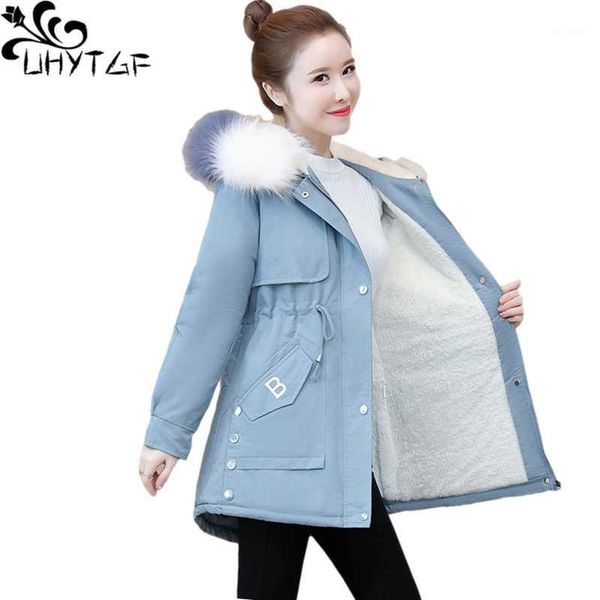 women jacket plus cashmere thicken hooded winter cotton coat mid-length large size outwear casual warm parker female 1433 women's down, Black
women jacket plus cashmere thicken hooded winter cotton coat mid-length large size outwear casual warm parker female 1433 women's down, Black