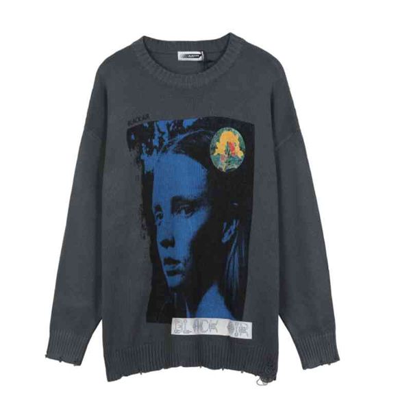 new movie characters print pullovers streetwear clothing hip hop style broken hole knitted vintage sweater male, White;black
new movie characters print pullovers streetwear clothing hip hop style broken hole knitted vintage sweater male, White;black