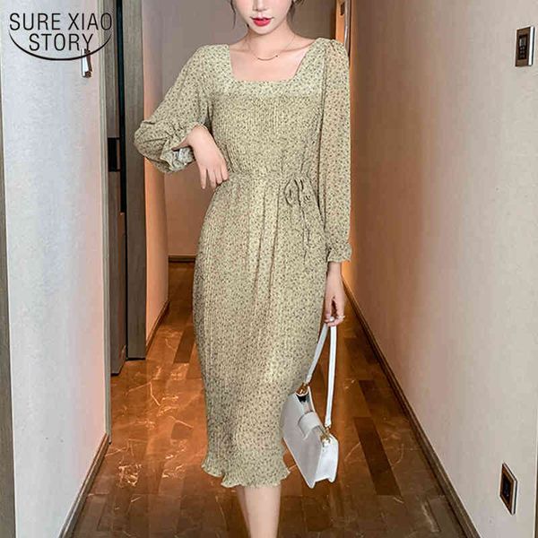 polka dot printed a-line high waist pleated dress elegant women chiffon autumn french square collar vestidos 11183 210508, Black;gray
polka dot printed a-line high waist pleated dress elegant women chiffon autumn french square collar vestidos 11183 210508, Black;gray