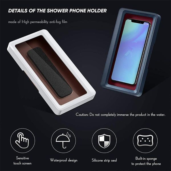 cell phone mounts & holders waterproof holder bathroom wall mounted punch case stand box touch screen sealing storage shell organizer
cell phone mounts & holders waterproof holder bathroom wall mounted punch case stand box touch screen sealing storage shell organizer