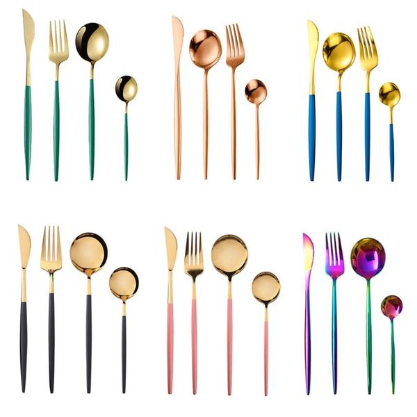 forks tableware set 4pcs/set cutlery practical upscale 410 stainless steel coffee spoon dinnerware
forks tableware set 4pcs/set cutlery practical upscale 410 stainless steel coffee spoon dinnerware