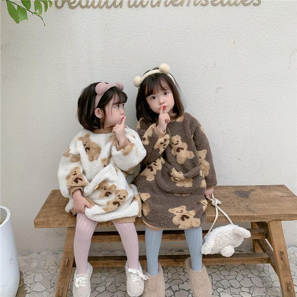 winter clothes christmas t shirt girls plus velvet sweater children big pocket bear pullover for baby girl 1 6y, Black
winter clothes christmas t shirt girls plus velvet sweater children big pocket bear pullover for baby girl 1 6y, Black