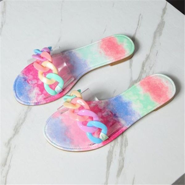slippers summer women shoes ladies flat pvc chain sandals outdoor casual beach slides female flip flops, Black
slippers summer women shoes ladies flat pvc chain sandals outdoor casual beach slides female flip flops, Black