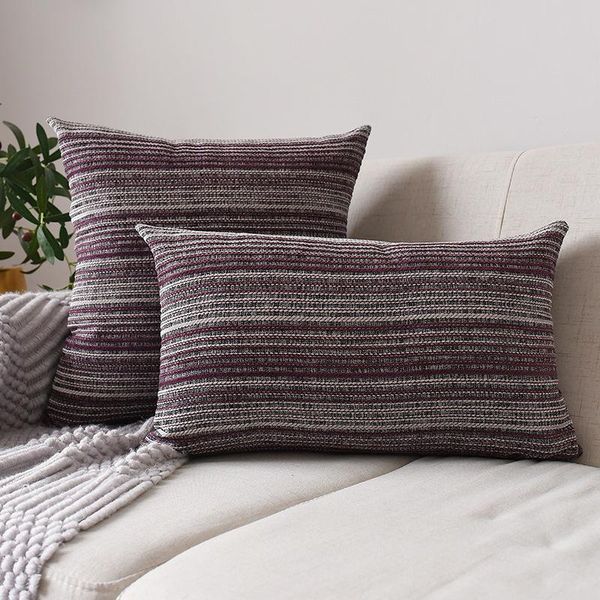 cushion/decorative pillow 1pcs chenille fabric pillowcover striped grid throw cushion cover living room decoration sofa bed office waist pil
cushion/decorative pillow 1pcs chenille fabric pillowcover striped grid throw cushion cover living room decoration sofa bed office waist pil