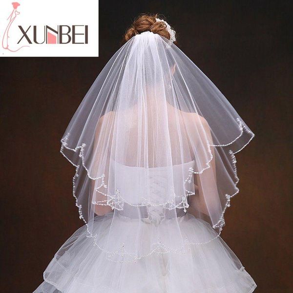 bridal veils 100% real samples white/ivory shoulder length beaded edge wedding veil with comb accessories, Black
bridal veils 100% real samples white/ivory shoulder length beaded edge wedding veil with comb accessories, Black