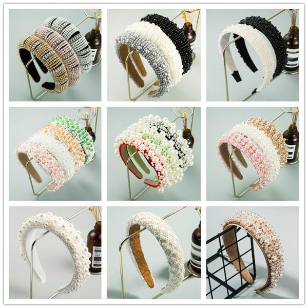 vintage baroque full imitation pearl headband for woman luxurious color crystal beaded princess hairband girls wedding headwear hair clips &, Golden;silver
vintage baroque full imitation pearl headband for woman luxurious color crystal beaded princess hairband girls wedding headwear hair clips &, Golden;silver