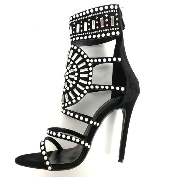 dress shoes women summer sandals peep toe high heels national style beads studs straps handmade back zip wrapped ankle aimirlly, Black
dress shoes women summer sandals peep toe high heels national style beads studs straps handmade back zip wrapped ankle aimirlly, Black