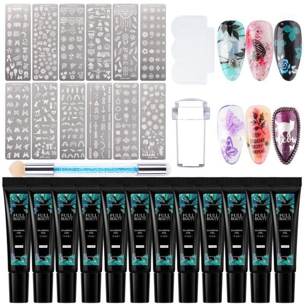 stamping gel nail art kit transfer polish for print plates snowflake oil varnishes manicure tools le18131
stamping gel nail art kit transfer polish for print plates snowflake oil varnishes manicure tools le18131