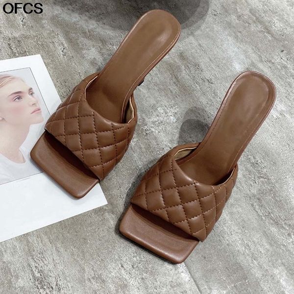 sandals pu leather square toe women slippers summer high heel 9cm mules design slides dress party shoes 42 rqn6, Black
sandals pu leather square toe women slippers summer high heel 9cm mules design slides dress party shoes 42 rqn6, Black