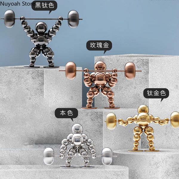 decorative objects & figurines chinese style stainless steel weightlifter ornaments abstract geometric crafts statue living room home decora
decorative objects & figurines chinese style stainless steel weightlifter ornaments abstract geometric crafts statue living room home decora