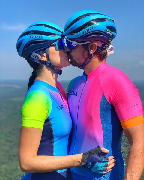 couple outfit cycling jersey set. women(short sleeve skinsuit /jumpsuit) men(short bib shorts) 004 racing sets, Black;blue
couple outfit cycling jersey set. women(short sleeve skinsuit /jumpsuit) men(short bib shorts) 004 racing sets, Black;blue