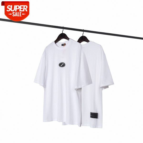 classic badge logo round neck pullover short sleeve men and women same batch #st3k, White;black
classic badge logo round neck pullover short sleeve men and women same batch #st3k, White;black