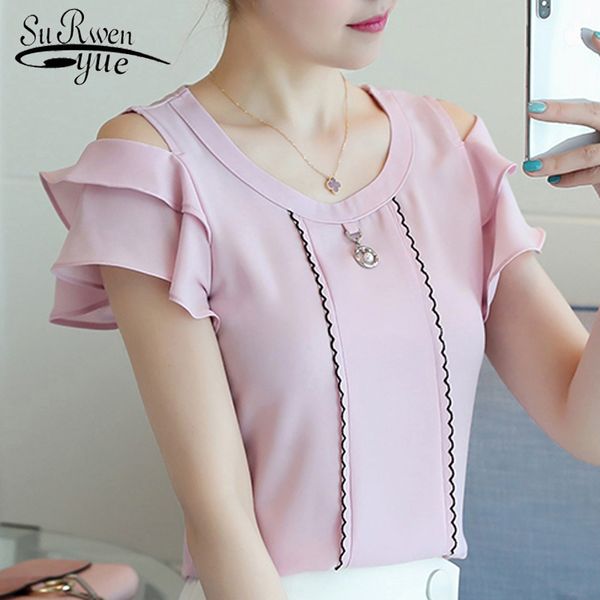 summer women blouses short sleeve chiffon blouse shirts plus size camisas mujer s and 4511 50 210508, White
summer women blouses short sleeve chiffon blouse shirts plus size camisas mujer s and 4511 50 210508, White