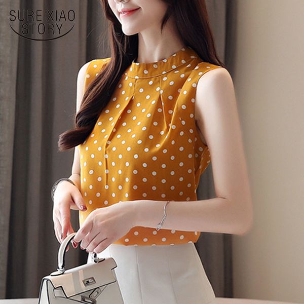 loose women summer short sleeveless blouse slim fit soft fashion casual chiffon o-neck 4637 50 210417, White
loose women summer short sleeveless blouse slim fit soft fashion casual chiffon o-neck 4637 50 210417, White