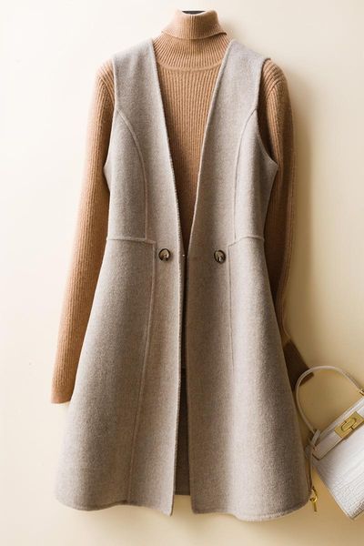 women's vests 20 styles of pure wool jacket, vest, big v-neck, sleeveless 100% woolen comfortable and warm all-match, Black;white
women's vests 20 styles of pure wool jacket, vest, big v-neck, sleeveless 100% woolen comfortable and warm all-match, Black;white