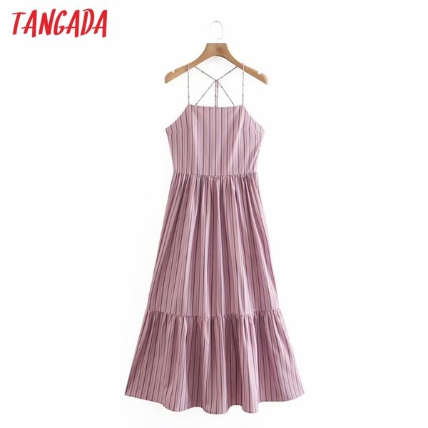 women striped print beach dress female chic backless zipper spaghetti strap summer vestido xn323 210416, Black;gray
women striped print beach dress female chic backless zipper spaghetti strap summer vestido xn323 210416, Black;gray