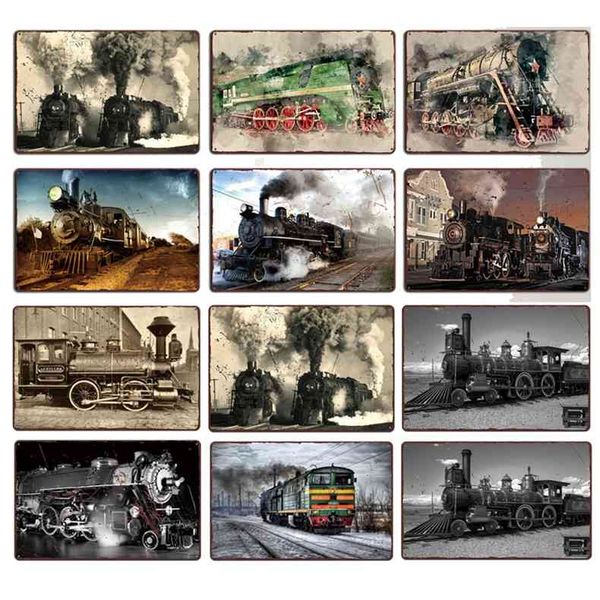 train trains plaque metal vintage funny tin wall decor for bar pub club plates signsa
train trains plaque metal vintage funny tin wall decor for bar pub club plates signsa