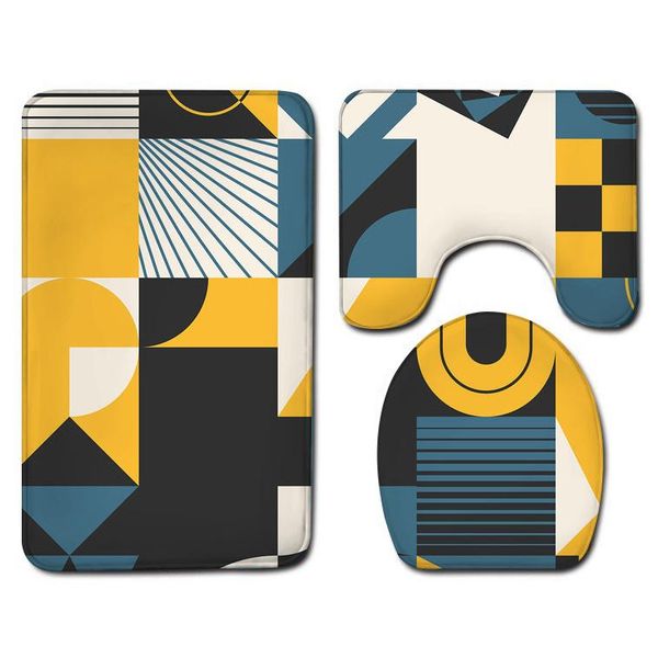 bath mats 3pcs/set colorful geometric floor mat door bathroom carpet waterproof toilet seat cover decor
bath mats 3pcs/set colorful geometric floor mat door bathroom carpet waterproof toilet seat cover decor