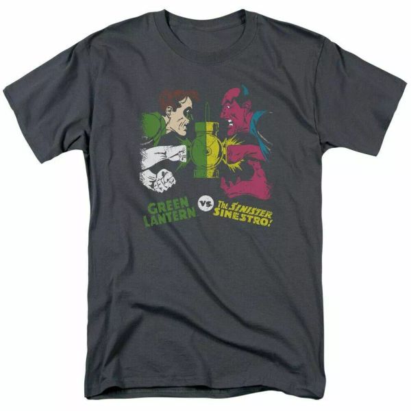 Green Lantern Vs Sinestro T Shirt Mens Licensed DC Comics Tee Charcoal, White;black
Green Lantern Vs Sinestro T Shirt Mens Licensed DC Comics Tee Charcoal, White;black