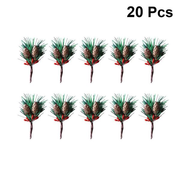 pcs christmas pine pick durable mini pvc fake plants for tree diy craft decorative flowers & wreaths
pcs christmas pine pick durable mini pvc fake plants for tree diy craft decorative flowers & wreaths